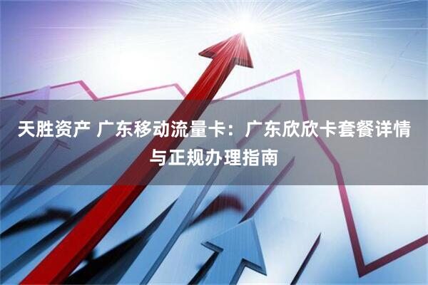 天胜资产 广东移动流量卡：广东欣欣卡套餐详情与正规办理指南